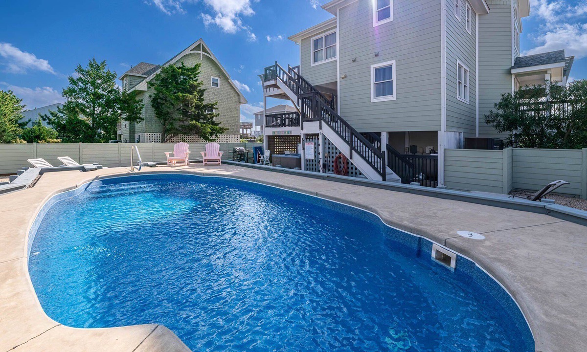Ocean Sands House | Beach Dreams - Corolla, Ocean Sands, 3 Large Masters, Big Pool/Hot Tub, Pets OK