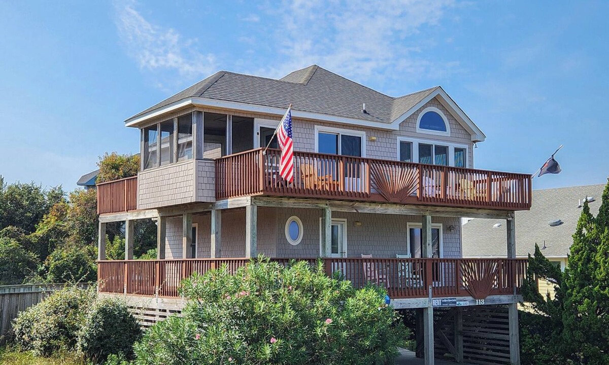Carolina Dunes House | Duck Calls - 4 BR Oceanside Home w/Private Pool, Hot Tub - Dogs Allowed