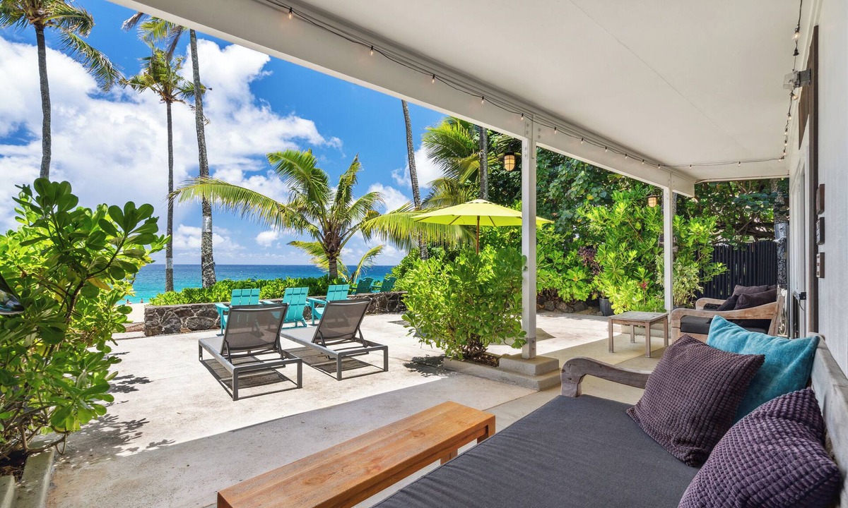 Pupukea House | Hibiscus @ ke Iki Beach Bungalows~Daily Yoga~Sauna~Cold plunge~AC