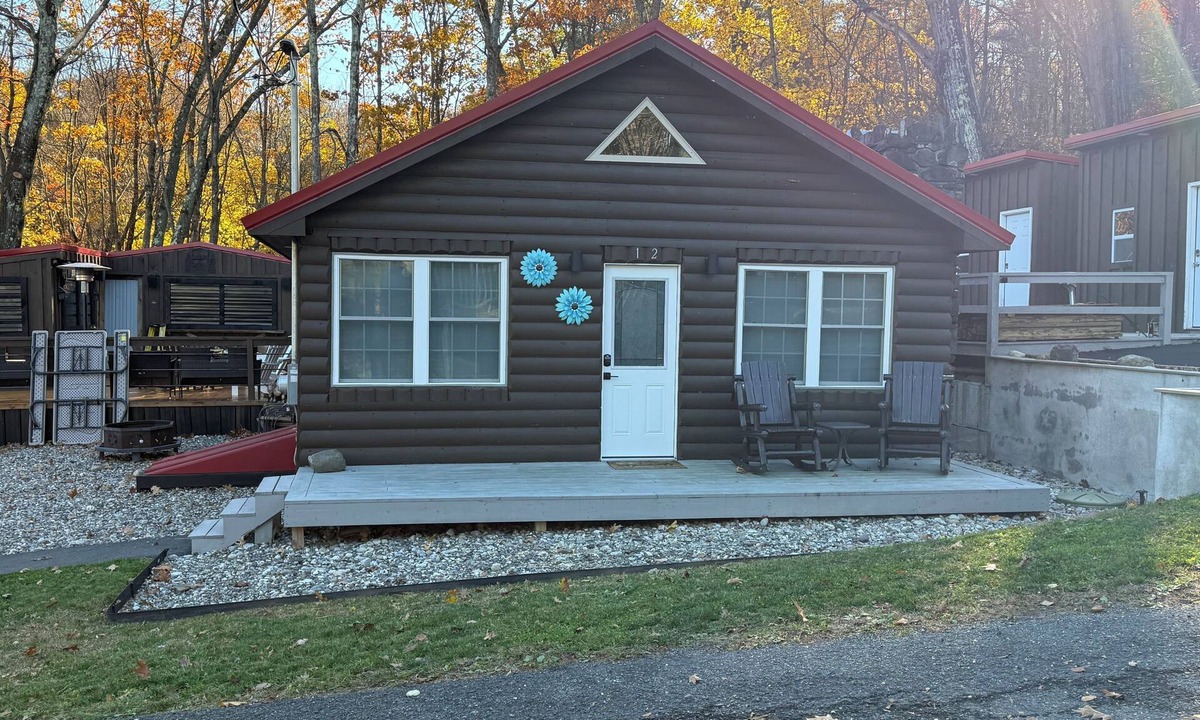 Averill Park House | Lakeside 1-Bedroom Home with Fireplace, Full Kitchen, Decks & Utilities Included