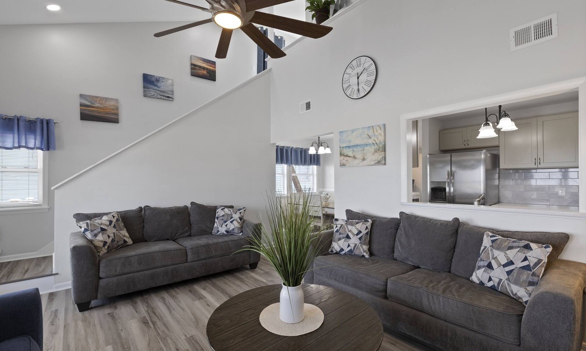North Topsail Beach House | MareBella 2nd row, Ocean front, pet friendly, Topsail Island NC Covered porch