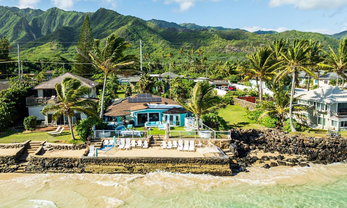 Hauula House | North Shore Beachfront Home with Private Beach