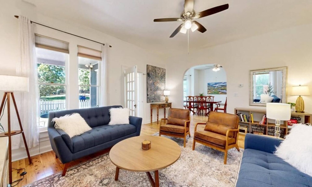 Old Town House | Old Town Victorian Duplex ~ Yard & Fire Pit