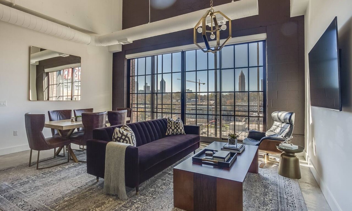 Old Fourth Ward Apartment | PCM 2BR Loft · 1,265sqft · Sleeps 4 · BeltLine