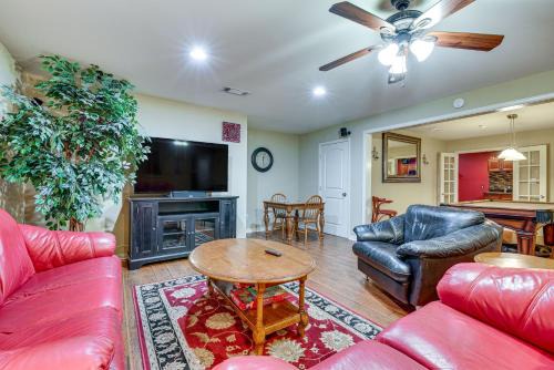 Gwinnett County Apartment | Pool Table & Patio: Cozy Lawrenceville Apt