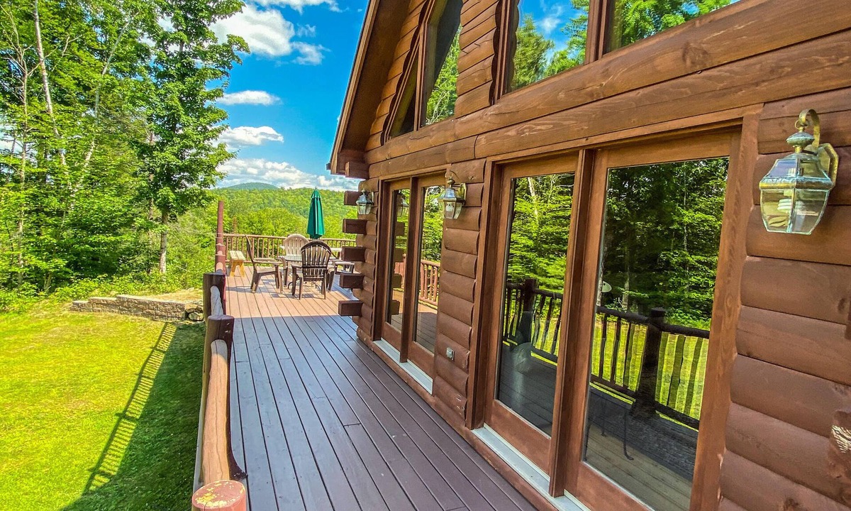 Johnsburg House | Private Cabin with Mt View & hot-tub. Near Gore, Placid & Lake George. Sleeps 15