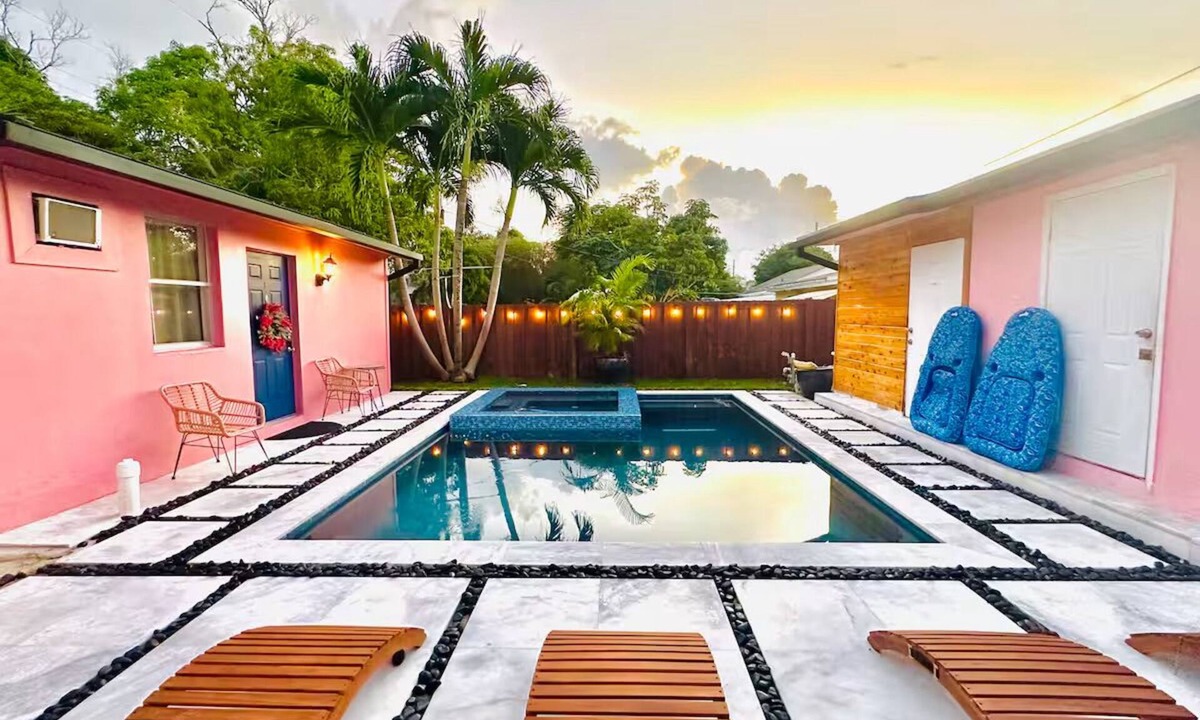 Southwest Apartment | Salthaus Suite C - Brand NEW Saltwater Pool & Spa, Near Beach, Downtown, Airport