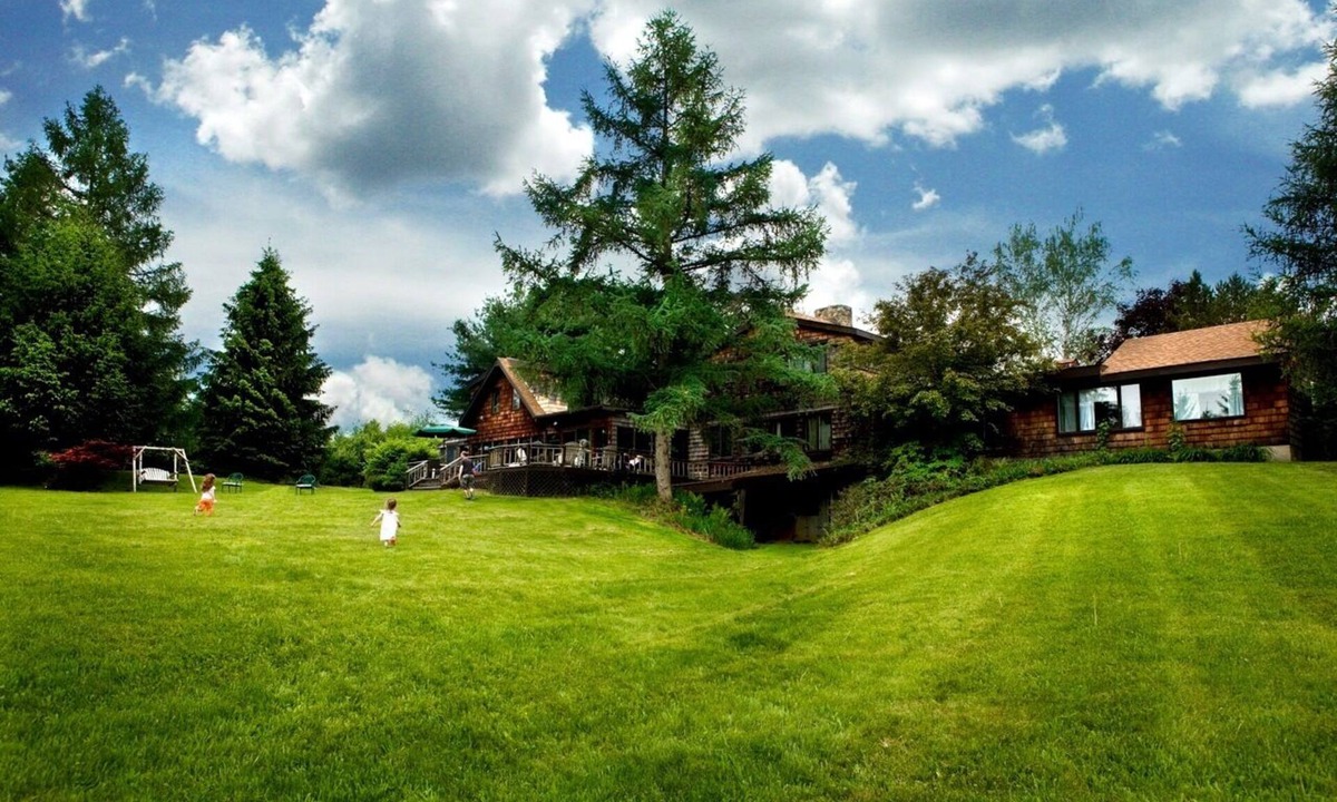 Valatie House | Sprawling, Rustic Country Estate with Spring-Fed Swim Pond & Tennis Ct