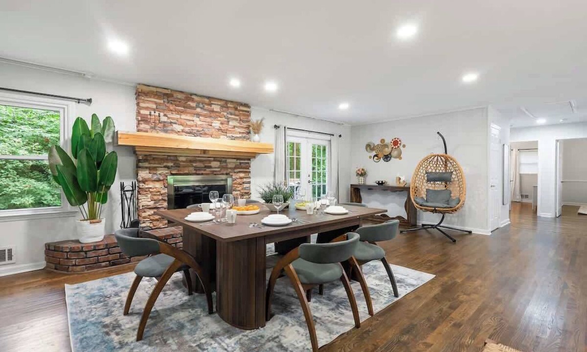 Atlanta House | The Grand Nest ATL | Tranquil Patio | 6BR KING