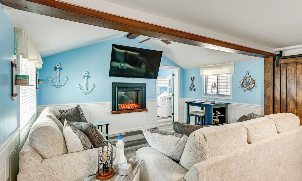 National City House | Walk to Sand Lake Beach! Family Escape w/Fire Pit