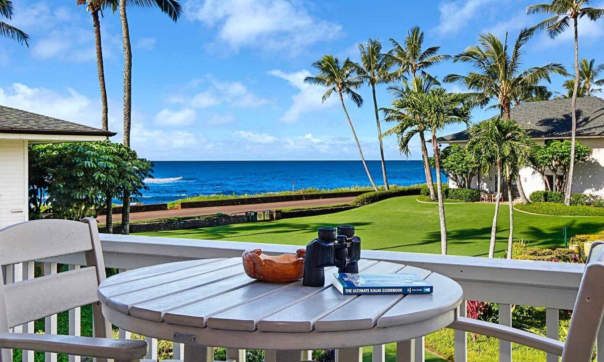 Poipu Condo | Watch the whales and spectacular sunset views from your balcony!