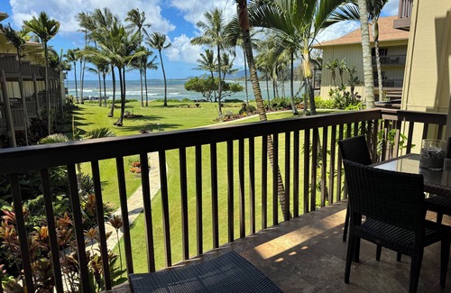Wailua Condo | Lae Nani Beautiful Oceanfront Condo with newly installed AC 2BR/2BA