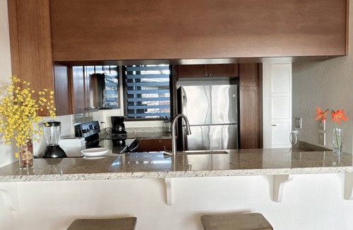 Lihue Condo | Oceanfront, Ocean-View, Steps to Beach, Kaha Lani Resort #221, Wailua Golf