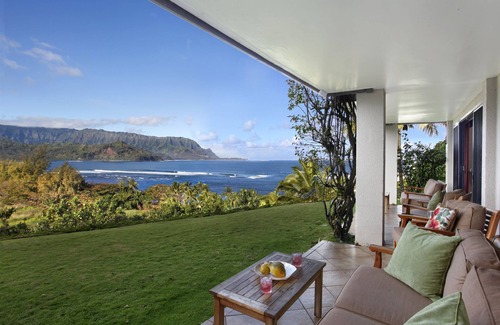 Princeville Condo | Oceanfront view at Hanalei Bay Resort 9104,5,6 - 6 min walk to the beach