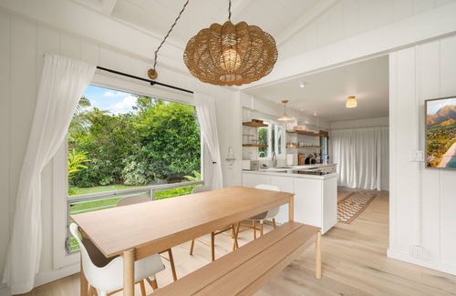 Hanalei Palms House | One Hanalei, Luxury Home, walk to the bay! TVNC #1168
