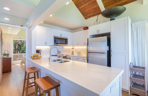 Princeville Condo | Pali Ke Kua 201, Spectacular Oceanfront with Bali Hai View, Renovated 2025