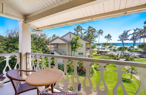 Wailua Apartment | Summer Specials at Islander on the Beach Top Floor Corner Studio with AC