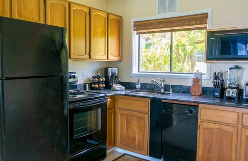 Princeville Condo | Views, romantic and private with king bed, ground floor convenience