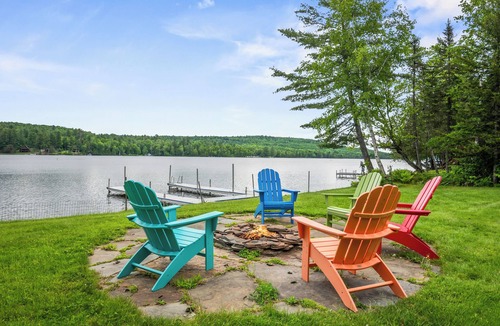 Oquossoc House | 130 Shore Road - Rangeley Lake with dock and pet friendly
