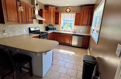 Westons Mills House | 3-bedroom house on outskirts of Olean with peaceful porch back patio & fire pit