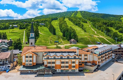 Stratton Mountain Apartment | 400 FEET TO LIFT! Stratton Slopeside Condos at The Landmark!