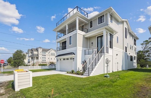 Bethany Beach House | 7BR Beach House w/Elevator & Wolf Kitchen