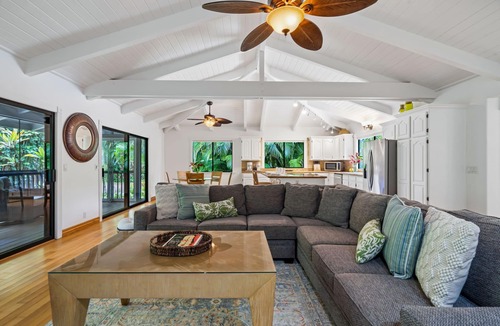 Kalihiwai House | Anini Mauka - A/C, close to the beach TVNC #4328