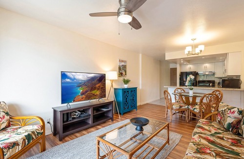 Nawiliwili Condo | Banyan Harbor #F71, Walk to Beach, Wifi, AC, Pool, Parking, Laundry