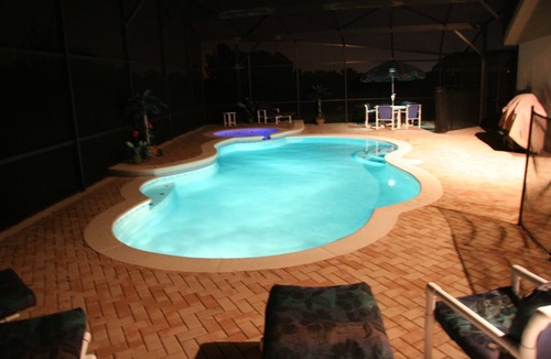 Windsor Palms House | Beautiful 4BR/3 ba House-3miles Disney large pool/spa/XLdeck-Wheelchair friendly