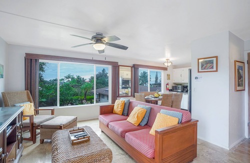 Poipu Apartment | Beautiful Home Just Up From Brennecke's Beach w/Free WiFi and Ocean Views