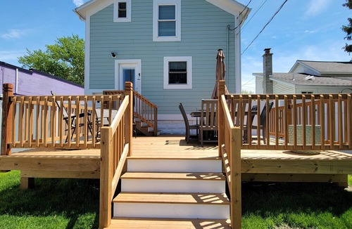 Grand Haven House | Beautifully redone, fenced yard, fire pit, close to the lake