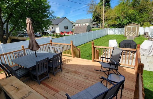 Grand Haven House | Beautifully redone, fenced yard, fire pit, close to the lake