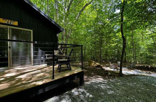Balsam Grove Other | Bed & Bear - Couples Glamping Cabin at Valley Bear Farms Resort