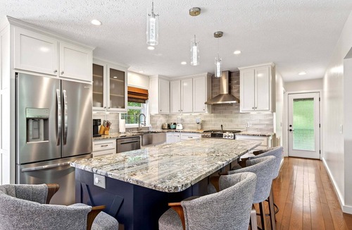 Forest Lake Heights House | Calm Water Cove | Private Dock on Lake James, Game Room, Fire Pit & Spa Suite — Dogs Welcome!