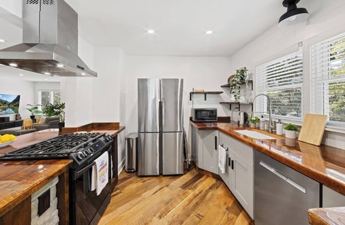 North Druid Hills House | Chef's Kitchen; 2 King Beds with 55" TV's & Bunk Bed, 70" TV in Living Room