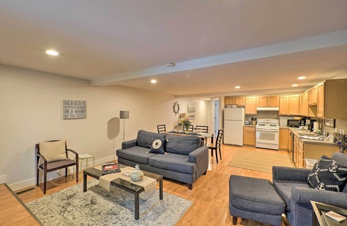 Grand Haven Apartment | Cute Grand Haven Apartment: Walk Downtown Streets!