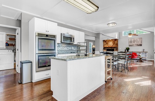 Snellville House | Dog-friendly lake house with dock, decks, firepit, grill, fireplace, & WiFi