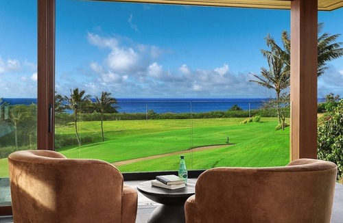 Poipu House | Dramatic New Kukui'ula Estate: Dazzling Style + Seaviews + Unique Pool & Spa
