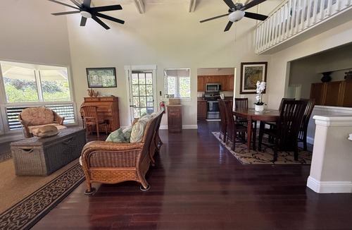 Kilauea House | Elegant Secluded Beach Estate Plantation in Moloaa Bay, Hi Kauai TVR 4180