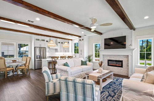 Carrabelle House | Endless Summer: Double porches w/Ocean views, resort pool! 1-min walk to beach!