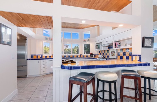 South Beach House | Family home with ocean views of bald head island; plenty of deck space and screened in porch