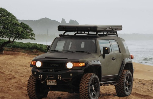 Wailua House | Fully Decked Lifted 4WD Green FJ Cruiser!