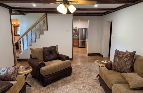 Tupper Lake Cabin | Fully Restored 3-bedroom log cabin in Tupper Lake perfect for relaxing stays.