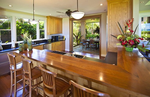 Anahola House | Gated Beachfront Estate - On the Sand -Secluded Beach safe year round TVNC-4245