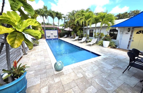 Delray Beach Villa | Gorgeous 1BR Villa- DISC Apr-Nov week/monthly. Saltwater Pool, Walk to Ave/Beach