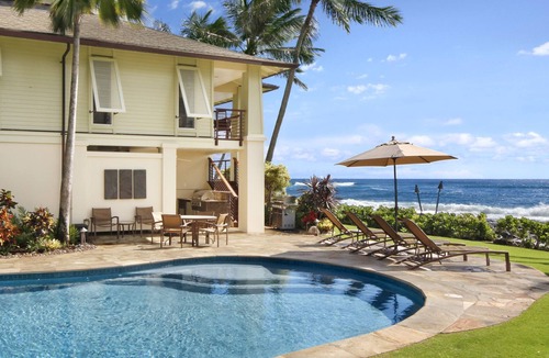 Poipu House | Hale A Kai By Parrish Kauai: spectacular oceanfront views with private pool & AC