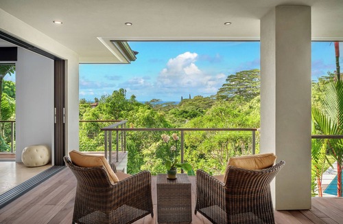 Princeville House | Hanalei Plantation Villa: Secluded, Pool, Hot Tub, AC & Ocean Views