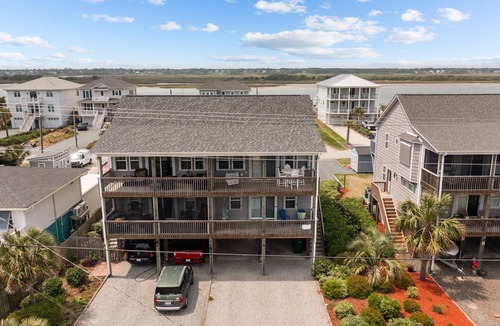 Topsail Beach House | Haven in Topsail Beach: 4BR Oasis with Ocean & Sound Views! Walk to Town