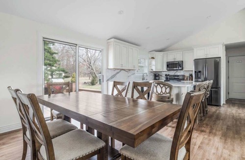 Benton Harbor House | Juniper Presents: Walk to Rocky Gap Beach, Trails & Nr St Joe Fun