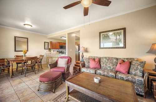 Lihue Condo | Kaha Lani #121, Oceanfront, Steps to Beach, Sunrise Views from Private Lanai